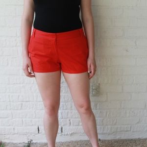 J. CREW Broken in 3" Chino Shorts- Red